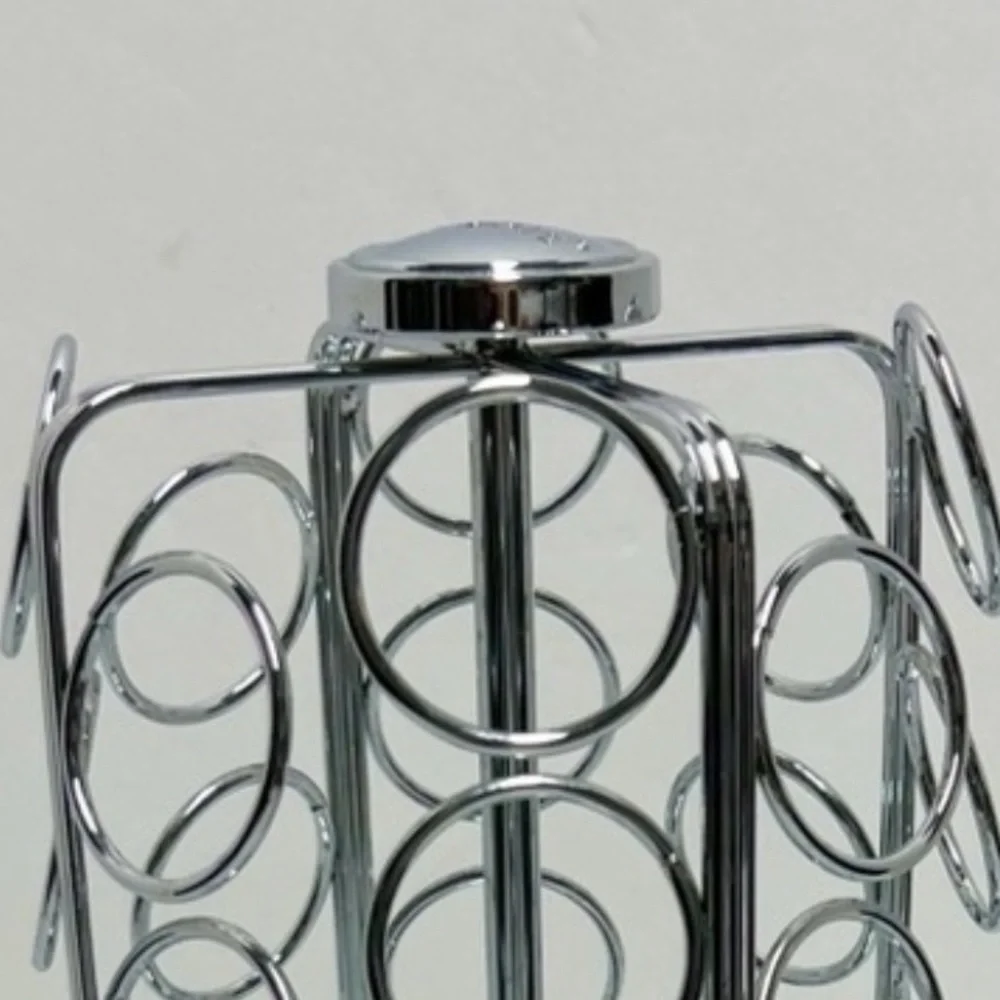 Keurig Stainless Steel Silver Toned K Cup 36 Coffee Pod Holder Large